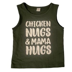 3/$25 SHEIN Toddler Green Graphic Tank Shirt NWOT